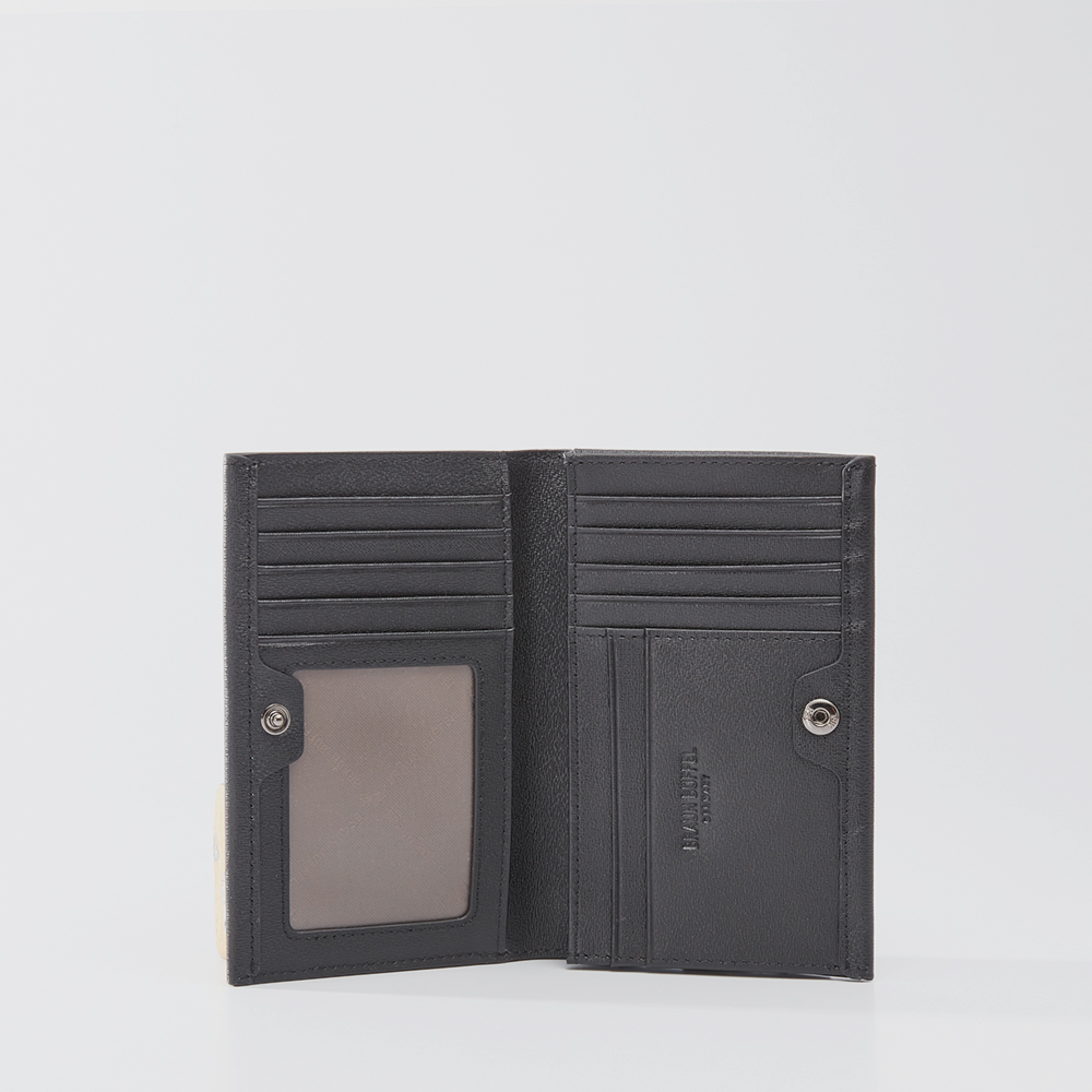 AZURE 2 FOLD 3/4 WALLET (V GUSSET)