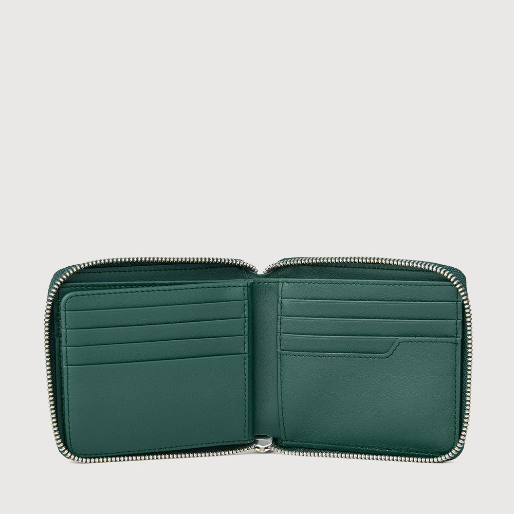 CRAIG ZIP CENTRE FLAP CARDS WALLET