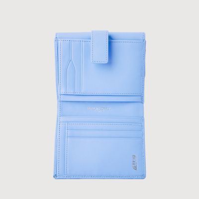 X 2 FOLD SMALL WALLET WITH EXTERNAL COIN COMPARTMENT